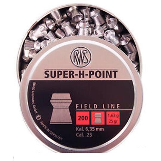 RWS SUPER-H-POINT 1,62 G CAL. 6.35MM LUFTGEWEHRKUGEL